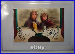 CZX Middle Earth Billy Boyd Dominic Monaghan Merry Pippin Lotr Dual Auto /99