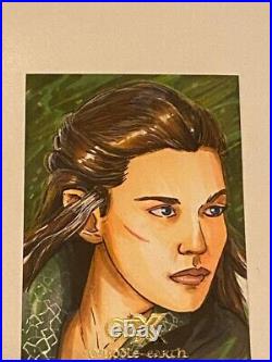 CZX Middle Earth Eriscan Turk Sketch Card # 1