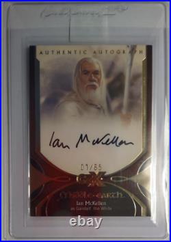 CZX Middle Earth LOTR Ian Mckellen Gandalf 01/65 Auto