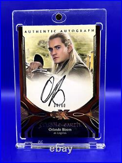 CZX Middle Earth LOTR Legolas/ Orlando Bloom Auto /60 SP ON CARD Autograph