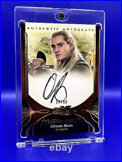 CZX Middle Earth LOTR Legolas/ Orlando Bloom Auto /60 SP ON CARD Autograph