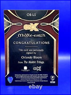 CZX Middle Earth LOTR Legolas/ Orlando Bloom Auto /60 SP ON CARD Autograph