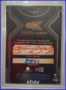CZX Middle Earth Sketch Burch LOTR Lord Of The Rings Hobbit