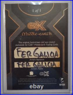CZX Middle Earth Sketch Fer Galacia Lord of The Rings LOTR Hobbit