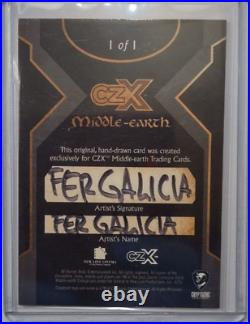 CZX Middle Earth Sketch Fer Galacia Lord of The Rings LOTR Hobbit