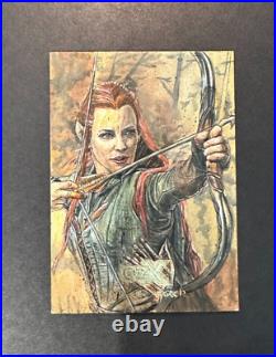 CZX Tauriel Middle Earth Sketch Angelo De Capua Lord of The Rings LOTR Hobbit