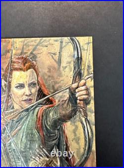 CZX Tauriel Middle Earth Sketch Angelo De Capua Lord of The Rings LOTR Hobbit