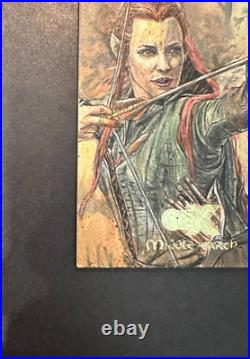 CZX Tauriel Middle Earth Sketch Angelo De Capua Lord of The Rings LOTR Hobbit