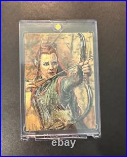 CZX Tauriel Middle Earth Sketch Angelo De Capua Lord of The Rings LOTR Hobbit