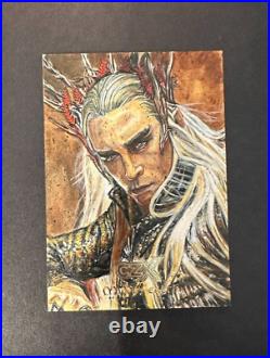 CZX Thranduil Middle Earth Sketch Angelo De Capua Lord of The Ring LOTR Hobbit