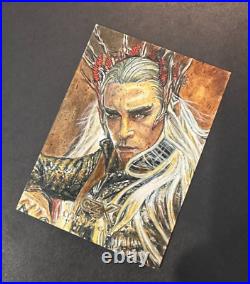 CZX Thranduil Middle Earth Sketch Angelo De Capua Lord of The Ring LOTR Hobbit