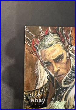 CZX Thranduil Middle Earth Sketch Angelo De Capua Lord of The Ring LOTR Hobbit