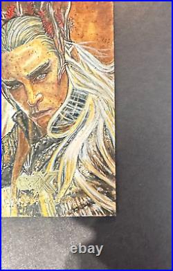 CZX Thranduil Middle Earth Sketch Angelo De Capua Lord of The Ring LOTR Hobbit