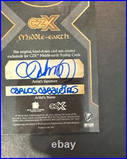 CZX Thranduil Middle Earth Sketch Carlos Cabaleiro Lord of The Rings LOTR Hobbit