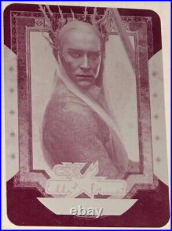 Cryptozoic CZX LOTR Middle Earth Thranduil 1/1 Magenta Printing Plate STR PWR