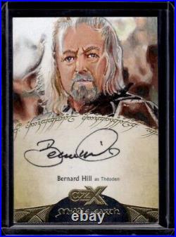 Cryptozoic CZX Middle Earth Bernard Hill SKETCHAGRAPH AUTO #1/1 Seth Ismart