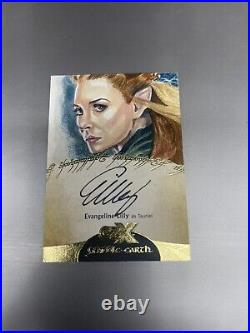 Cryptozoic CZX Middle Earth Evangeline Lilly Sketch Autograph Marcia Dye 1/1 SP