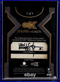 Cryptozoic CZX Middle Earth Galadriel SKETCH CARD #1/1 Leon Braojos