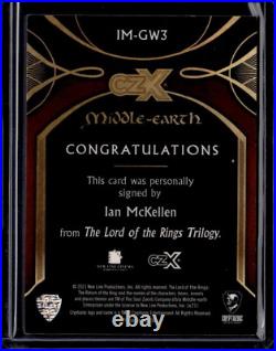 Cryptozoic CZX Middle Earth Ian McKellen AUTO #48/60 signed Gandalf the White SP