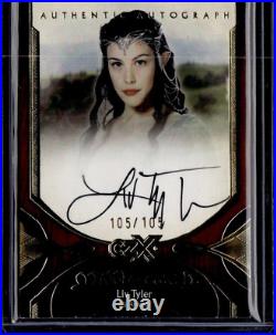 Cryptozoic CZX Middle Earth Liv Tyler AUTO #105/105 signed Arwen LT-A2