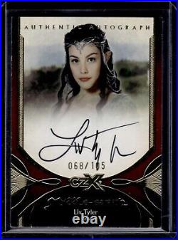 Cryptozoic CZX Middle Earth Liv Tyler AUTO #68/105 signed Arwen LT-A2
