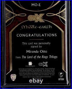 Cryptozoic CZX Middle Earth Miranda Otto AUTO #4/110 signed Eowyn MO-E