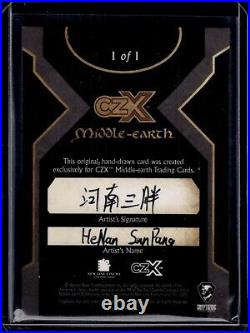 Cryptozoic CZX Middle Earth SKETCH CARD #1/1 HeNan SanPang 4