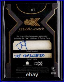 Cryptozoic CZX Middle Earth SKETCH CARD #1/1 Jay Manchand 1