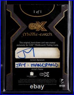 Cryptozoic CZX Middle Earth SKETCH CARD #1/1 Jay Manchand 4