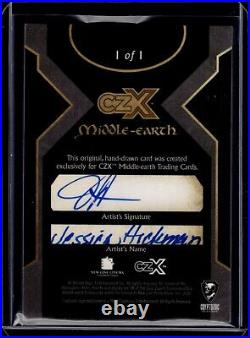 Cryptozoic CZX Middle Earth SKETCH CARD #1/1 Jessica Hickman