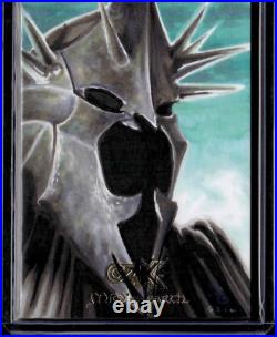 Cryptozoic CZX Middle Earth The Witch King SKETCH CARD #1/1 Rhiannon Owens