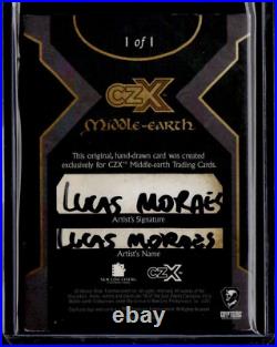 Cryptozoic CZX Middle Earth Thranduil SKETCH CARD #1/1 Lucas Moraes