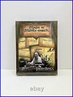 Decipher Lord Of The Rings RPG Maps of Middle Earth Cities and Strongholds New