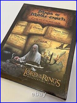 Decipher Lord Of The Rings RPG Maps of Middle Earth Cities and Strongholds New