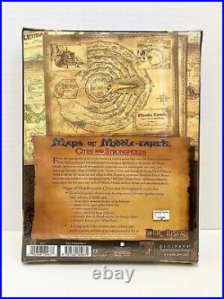 Decipher Lord Of The Rings RPG Maps of Middle Earth Cities and Strongholds New