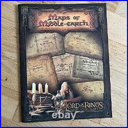 Decipher MAPS OF MIDDLE-EARTH The Lord of the Rings RPG, no box, FREE SHIPPING