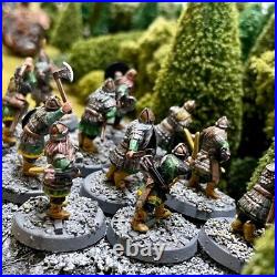 Dwarf Warriors 12 Painted Miniatures Khazad-dum Moria Erebor Middle-Earth