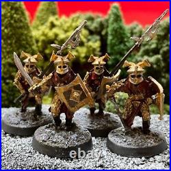 Easterlings 4 Painted Miniatures Rhun Warrior Human Paladin Middle-Earth