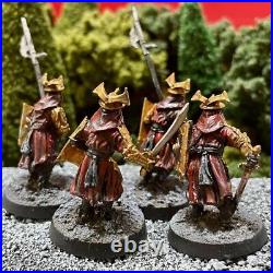 Easterlings 4 Painted Miniatures Rhun Warrior Human Paladin Middle-Earth
