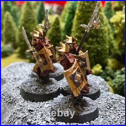 Easterlings 4 Painted Miniatures Rhun Warrior Human Paladin Middle-Earth