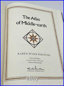 Easton Press ATLAS OF MIDDLE EARTH Hobbit Lord of the Rings COLLECTORS Edition