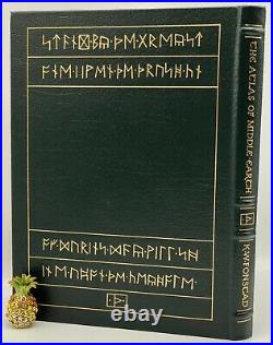 Easton Press ATLAS OF THE MIDDLE EARTH Lord of the Rings Hobbit LEATHERBOUND OOP