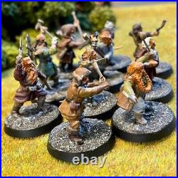 Escape from Goblin Town 10 Painted Miniatures Dwarf Hobbit Middle-Earth
