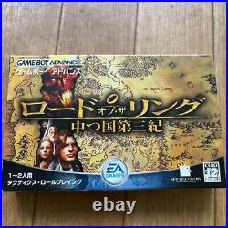 Gameboy Advance Lord Of The Ring Middle-Earth Tertiary Japan n