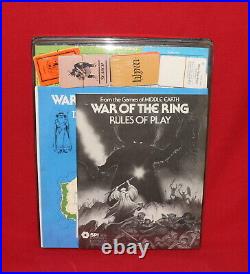 Games of Middle Earth 1977 SPI War of the Ring Lord RPG Tolkien Unpunched