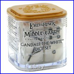 Gandalf The White Dice Set (8)-Lord of the Rings-LotR-Middle Earth-GW-Warhammer