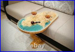 Handmade Middle Earth coffee table. Lord Of The Rings Art. Wooden 3D Map. Decor