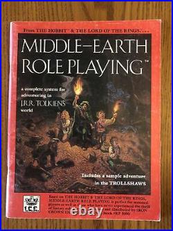 ICE MERP 1st Ed Middle-Earth Role Playing Rulebook (1st Ed, 1st) EXC