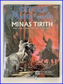 ICE MERP RM #8301 Cities of Middle-Earth Minas Tirith with Map Near Mint