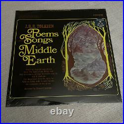 JRR TOLKIEN Poems And Songs Of Middle Earth LP Vinyl Record 1967 Sealed LOTR